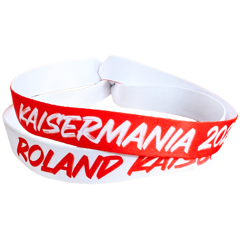 Roland Kaiser Festivalarmband 2er Set 'Kaisermania 2024'